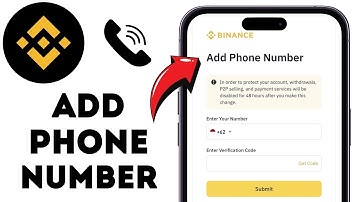 How to Add Phone Number in Binance Account