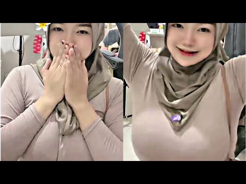 afifahalazam hijab live tikok challenge jongkok