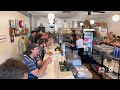 Pancake-eating contest held to celebrate Louisa's Place's 50th anniversary.