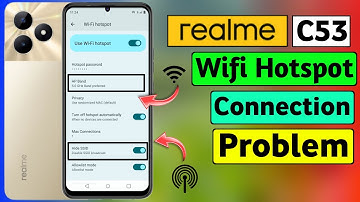 Realme C53 Hotspot Connection Problem Solutions | HM Technical