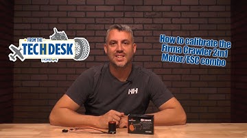 How to calibrate the Firma Crawler 2in1 Motor/ESC combo