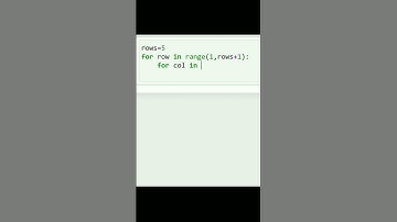 Right Triangle Pattern Program With numbers||#python#coding#shorts