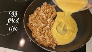 egg fried rice. A delicious meal in Minutes