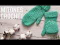 MITONES a crochet con Capucha removible Malulu 🧤 Crochet Mittens