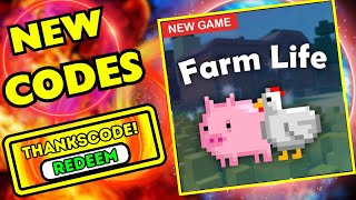 All Secret Farm Life CODES 2024! Roblox Codes for Farm Life
