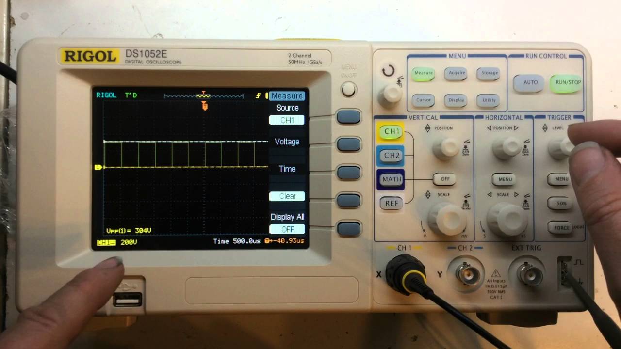 A Quick look at my new Rigol 1052E YouTube