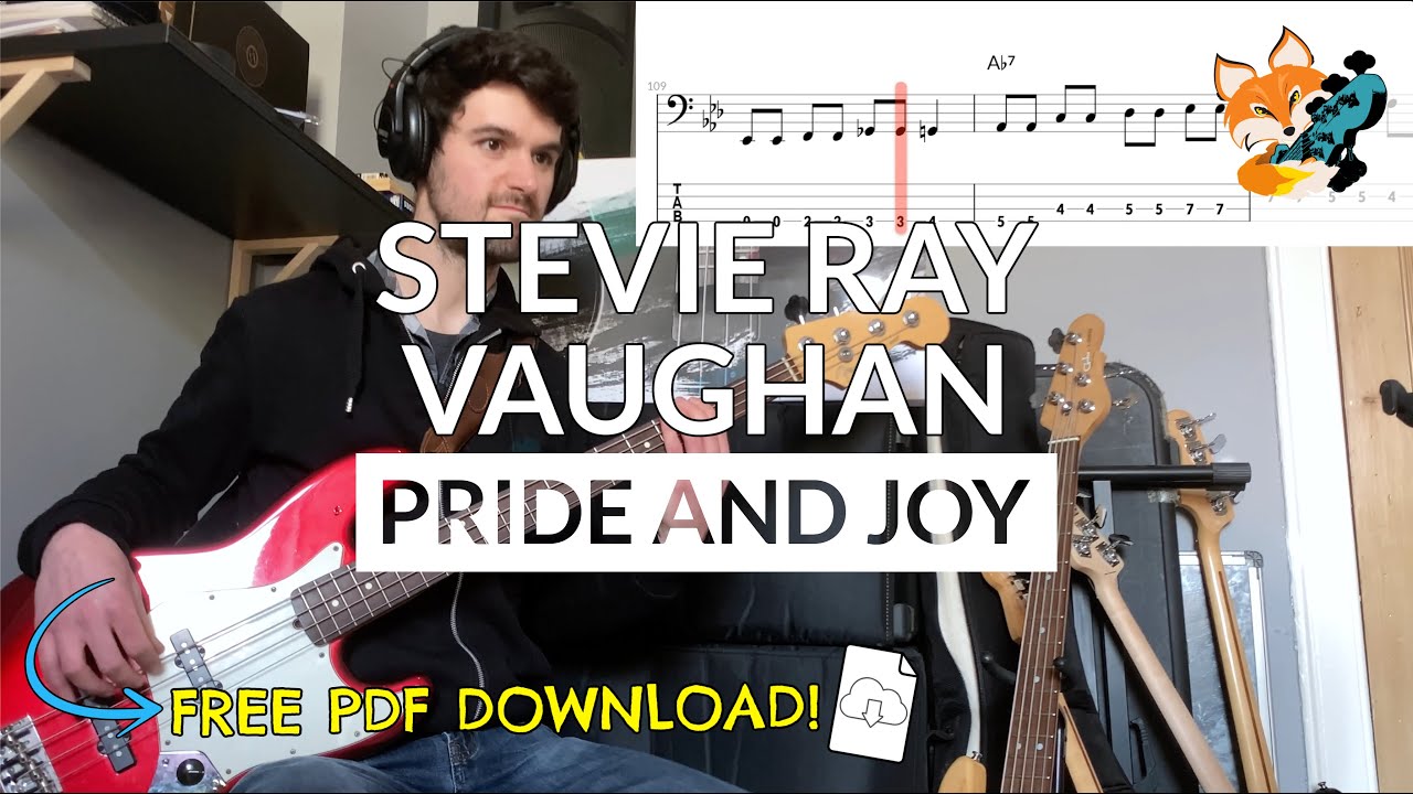 Stevie Ray Vaughan Pride and Joy (Bass Cover) Bass TAB Download