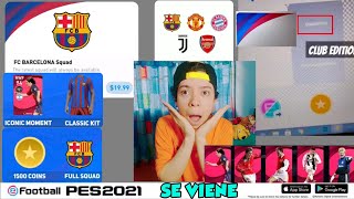 VENTA DE PLANTILLAS PES 2021 MOBILE Juventus, Barcelona, Arsenal Bayern, Manchester Shop