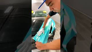 Ever seen this Wrap? NEW Wrap Film! Trying it out! 🔥✨👀 #carwrap #carwrapping #vinylwrap