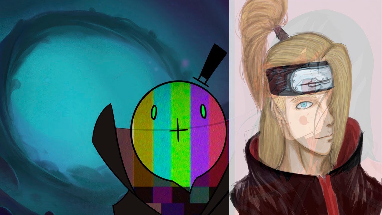 desenhos fofos Deidara speedart