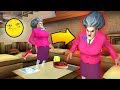 ПОДСТАВИЛ Кнопку Бабке Учительнице МИСС Т - Scary Teacher 3D Miss T