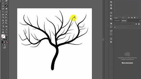 Illustrator tutorial - How to create a Halloween tree