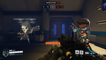 Reaper and Baptiste interaction - Overwatch 2