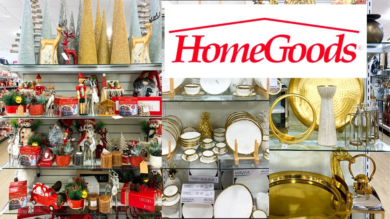 HOMEGOODS THIS WEEK SHOP WITH ME FOR CHRISTMAS HOME DECOR YouTube