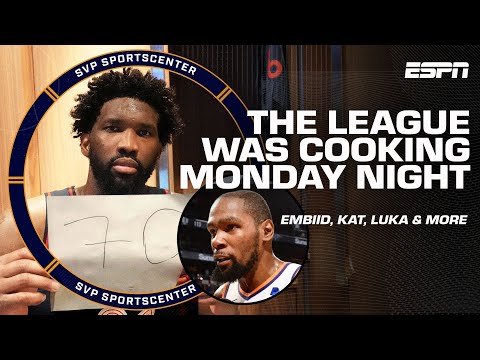 Joel Embiid records HISTORIC 70 PTS, KAT goes for 62 & KD's game winner in Chicago | SC with SVP