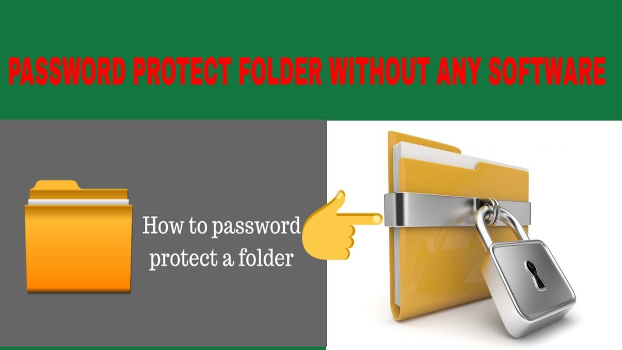 can you lock a folder can you lock a folder