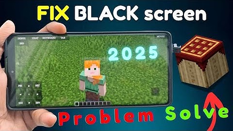 Pojav Launcher 1.21.5 Update Black Screen Problem | World Not Load Black Screen Problem Solution