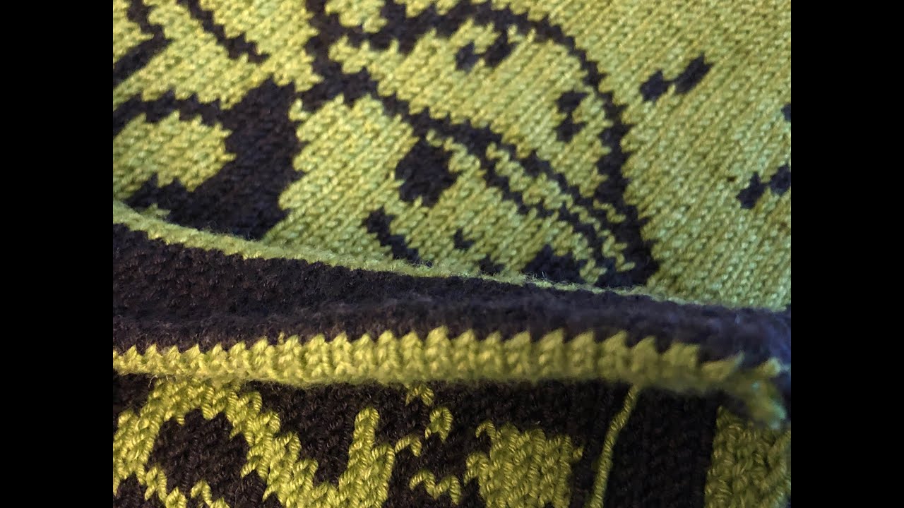 Sauberer Maschenanschlag beim double face