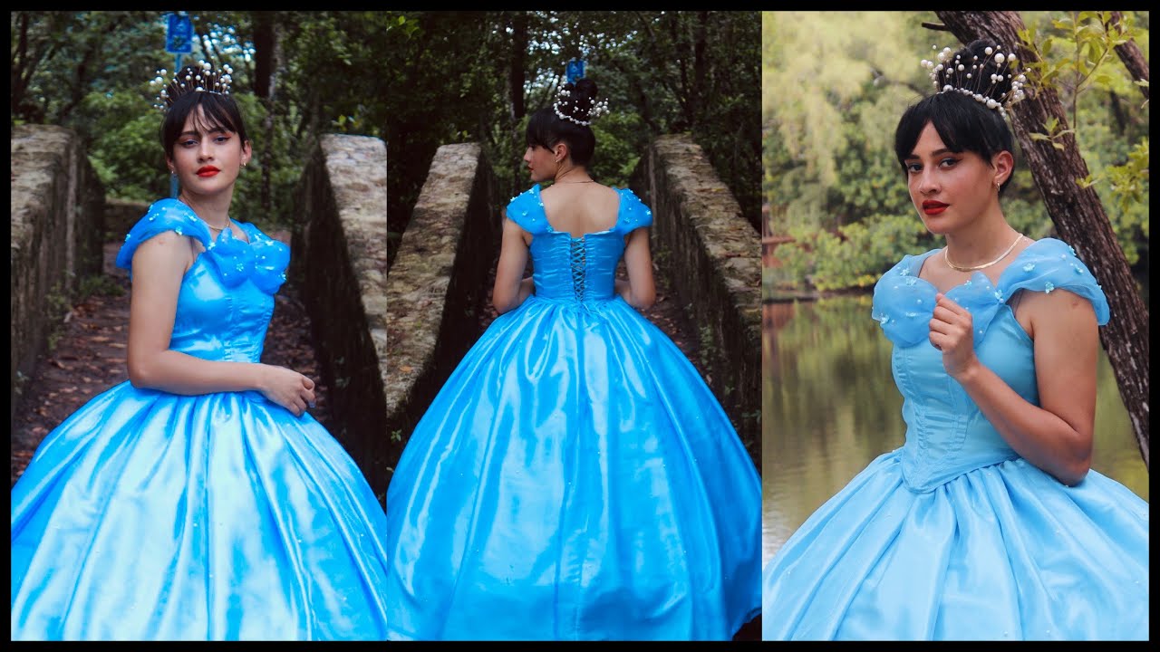 DIY Vestido De Cenicienta Live Action. - YouTube