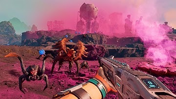 Day 1 Surviving in this NEW Sci-Fi Factory Survival Base Builder! - StarRupture Co-op Playtest