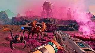Day 1 Surviving in this NEW Sci-Fi Factory Survival Base Builder! - StarRupture Co-op Playtest