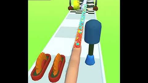 Nail Runner 3D 😁🌈😈 Game Walkthrough - GamePlay All Levels [ iOS / Android ] New Game!!