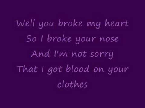 Lovebites- you broke my heart lyrics