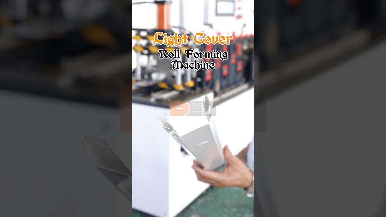 LED Ceiling Light |  Light Cover / Light Fixture | PPGI Material | Roll Forming Machine