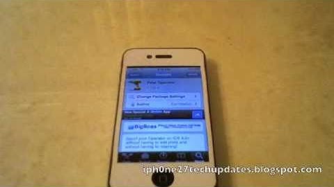 Custom Carrier Tweak in Cydia to Customize Carrier Name