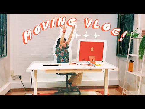 ☆ MOVING INTO A NEW STUDIO SPACE ☆ painting, fixing furniture & cute brunch!