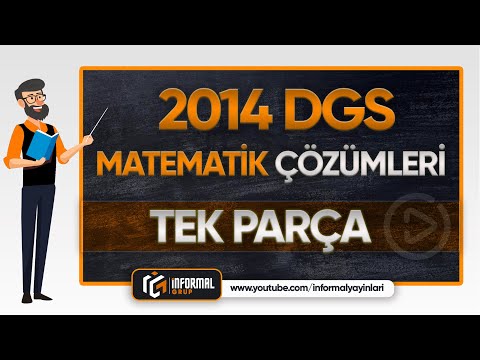 2014 DGS MATEMATİK Soruları ve Çözümleri | TEK PARÇA