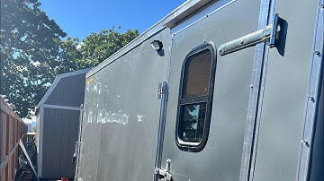 Cargo Trailer Window Install