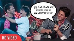 Shahrukh Khan Show LOVE and RESPECT for Salman Khan | Zero Official Trailer Launch