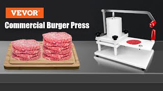 VEVOR Commercial Burger Press Commercial Hamburger Patty Maker with Replaceable Mold Food-grade PE