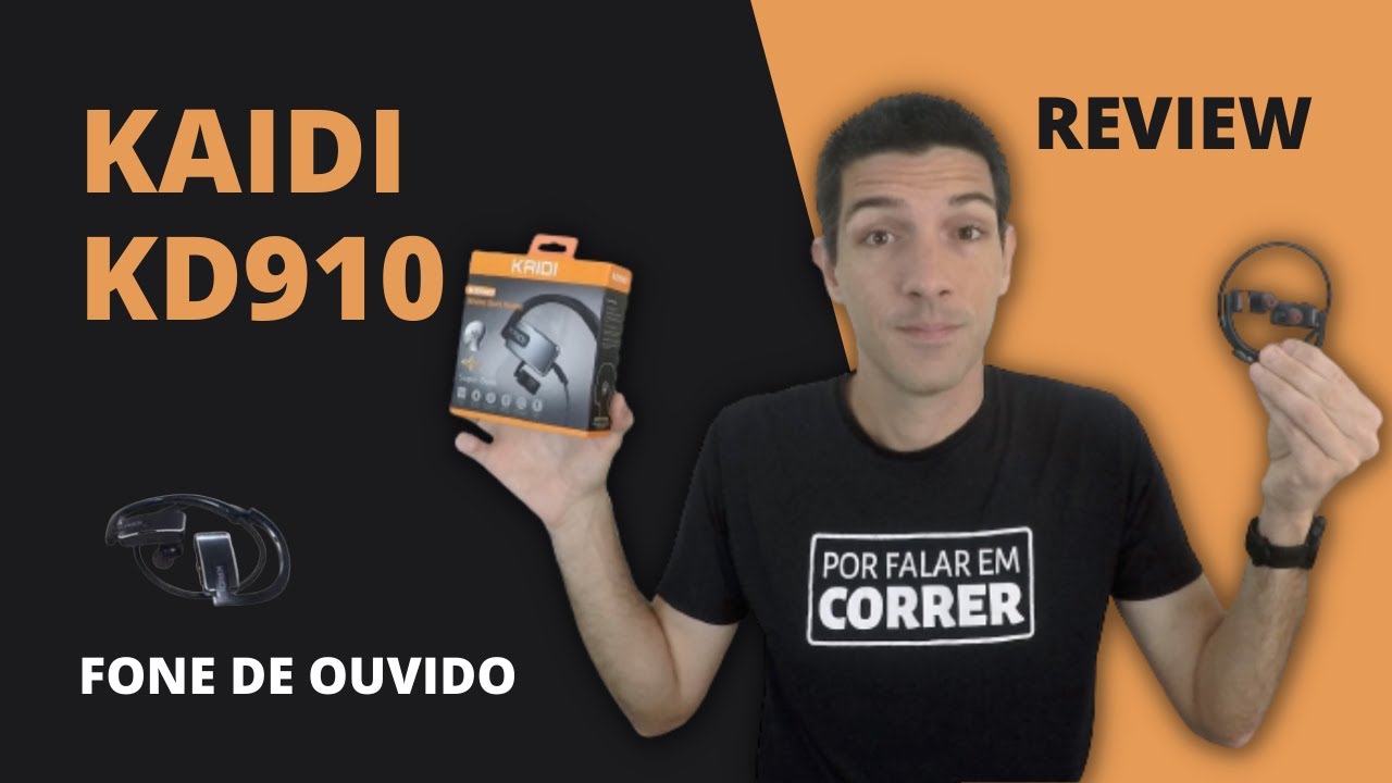 KAIDI KD910 - FONE DE OUVIDO - REVIEW - YouTube