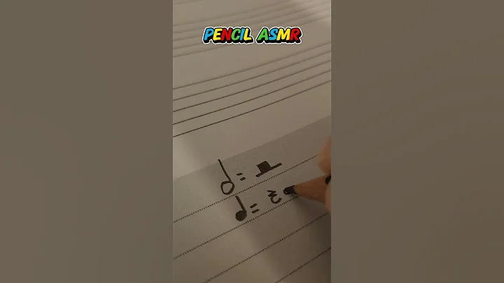 Soft Pencil Sounds: Drawing rests | Calming ASMR  #pencilsounds  #asmrpencil