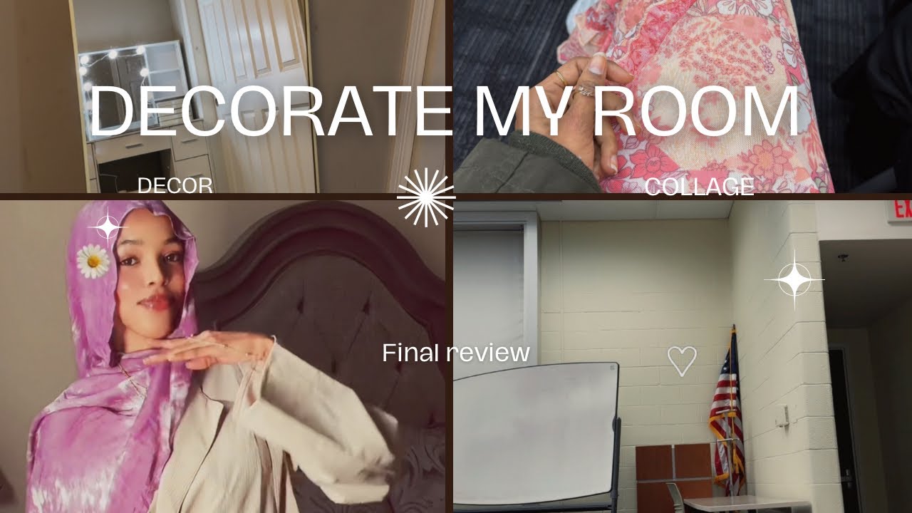 Two days vlog| Collage | decorating my room… | kawtherkeif