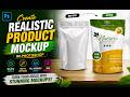 Title:Create Realistic Product Mockup in Photoshop | Professional Packaging Design Tutorial