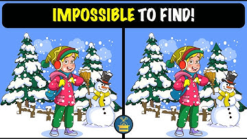 Spot the Difference Puzzles ! (HARD) | Quiz Game | Impossible To Find!