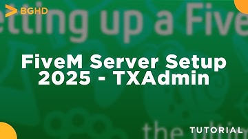 How to Make a FiveM Server 2025 (TXAdmin Easy Installer)