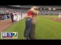 Military dad surprises his daughter at Atlanta Braves game