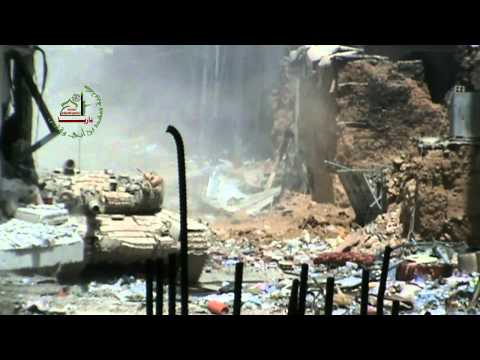 رصد آليات الاسد في داريا