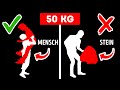 Warum du eine 50 kg-Person, aber keinen 50 kg-Stein heben kannst