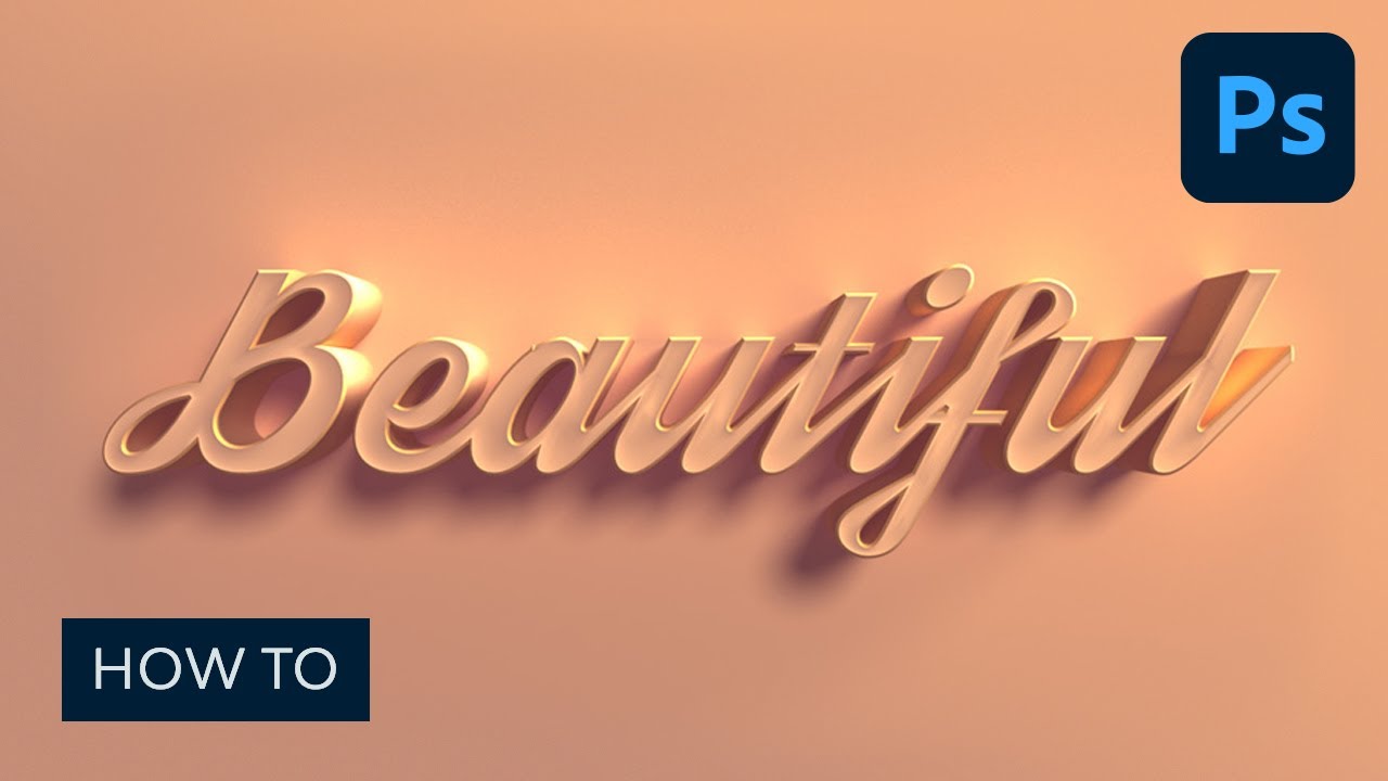 Create 3D text effect in Illustrator