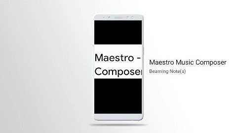 Maestro Music Composer: Beaming Note(s)