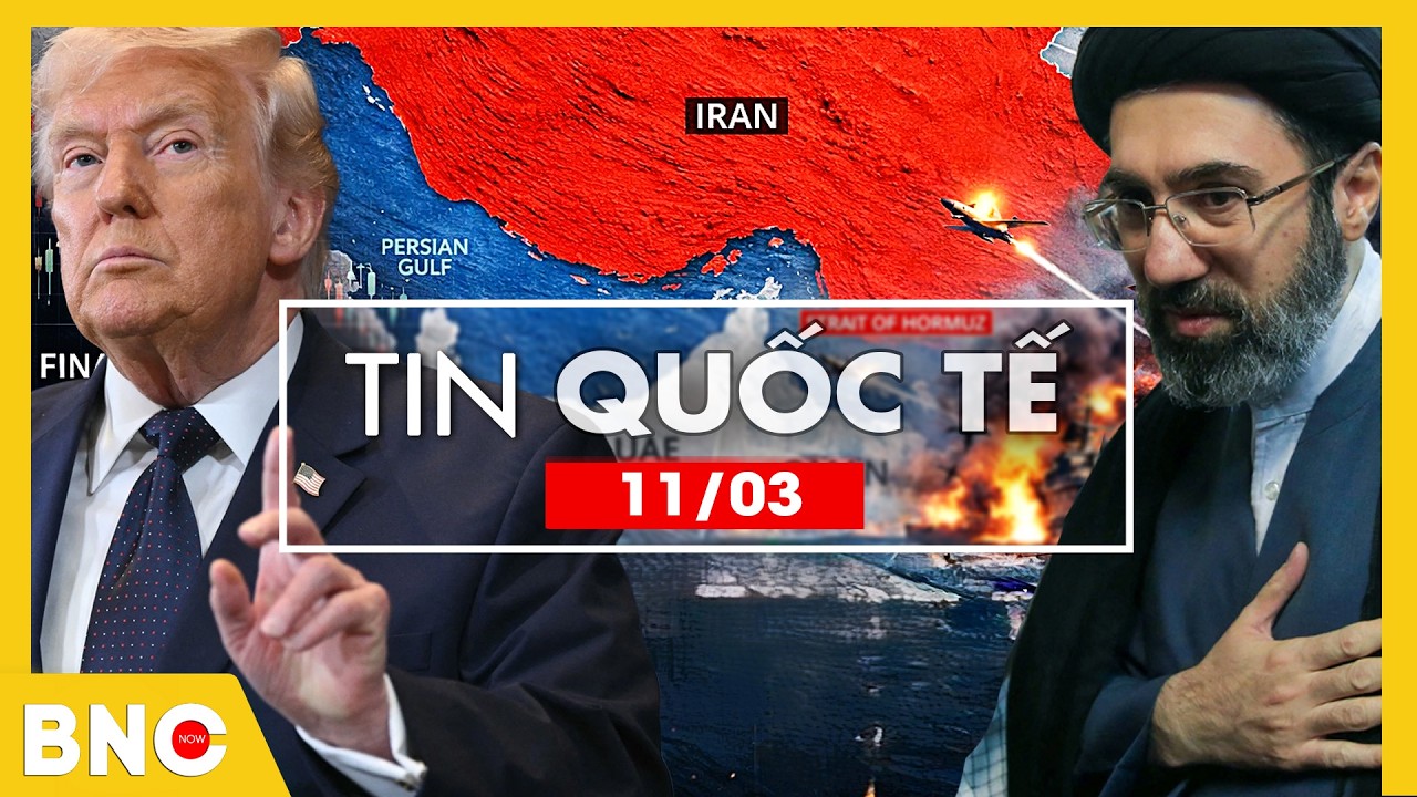 Iran báo tin nóng về Tân Giáo Chủ; Tàu bốc cháy ở Hormuz, Tehran đón đầu quân Mỹ | Tin Quốc Tế