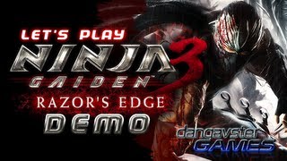NG3:Razors Edge DEMO [PS3] - Ryu Gameplay (Hard)