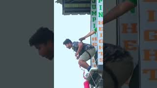 Bungee jumping in Goa..