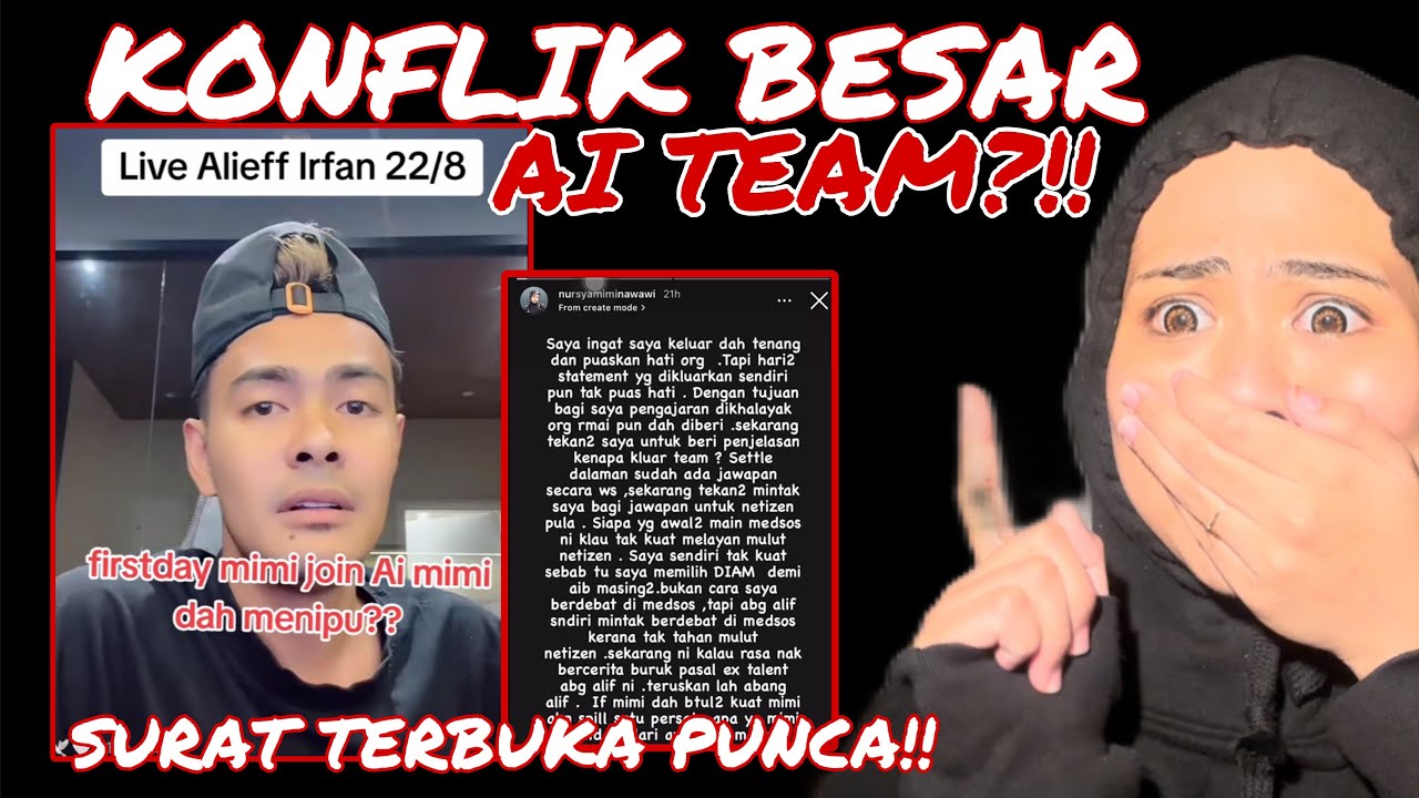 VIRAL KONFLIK BESAR AI TEAM ‼️ PUNCA SURAT TERBUKA TALENT AI MIMI KELUAR?!