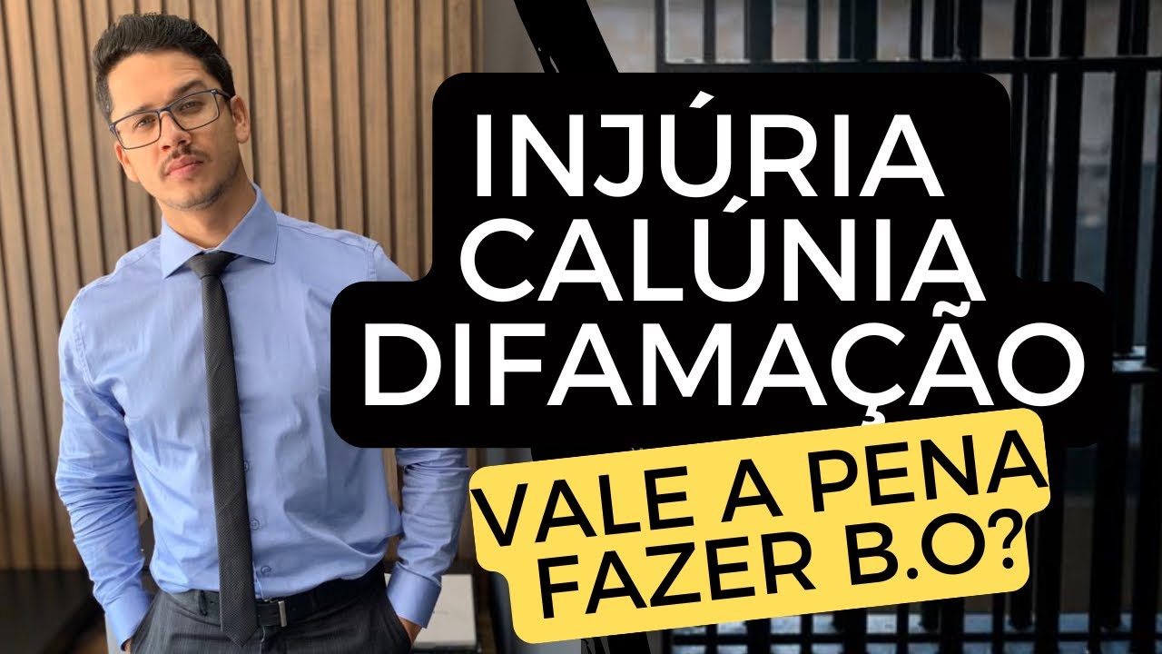 Advogado criminal explicando a diferença entre injúria, calúnia e difamação e o que fazer em cada caso